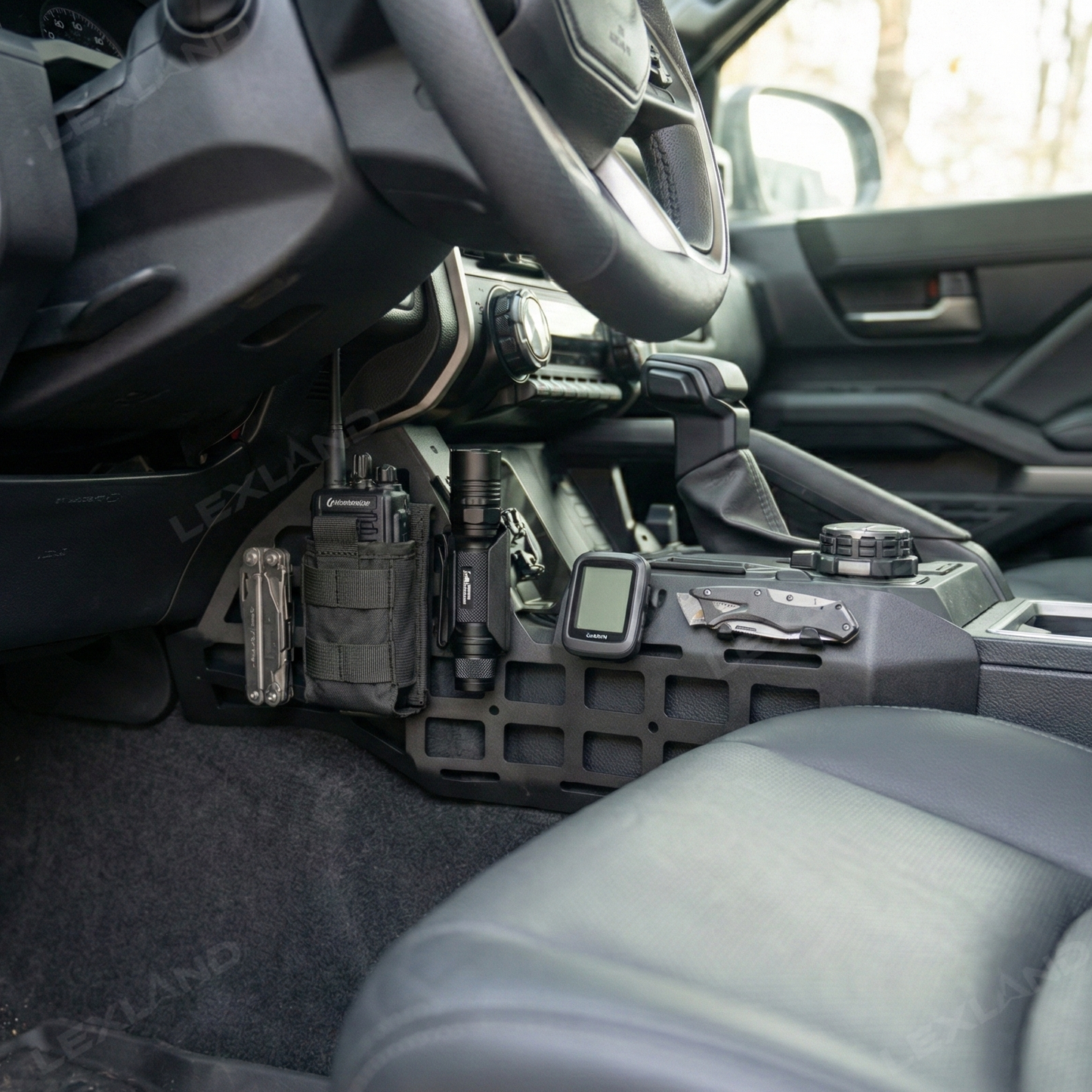 4Runner Center Console Molle Panels Multi-Functional Storage System for Toyota
