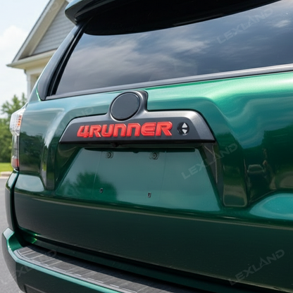 4Runner LED Tail Light with Button Rear Brake Stop Lamp Replacement Tailgate Garnish for Toyota