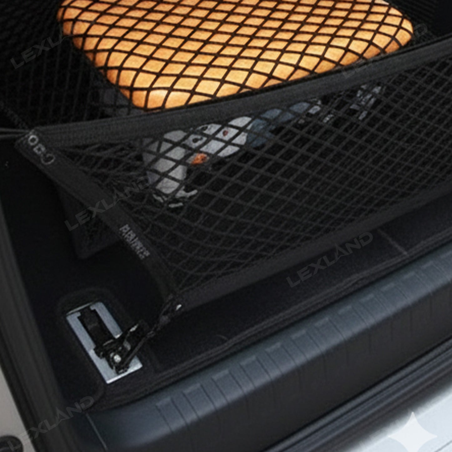 4Runner Elastic Trunk Net Trunk Mesh Cargo Organizer Luggage Net for Toyota