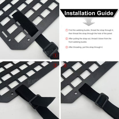 4Runner Tactical Sun Visor Molle Panel Storage Organizer For Toyota