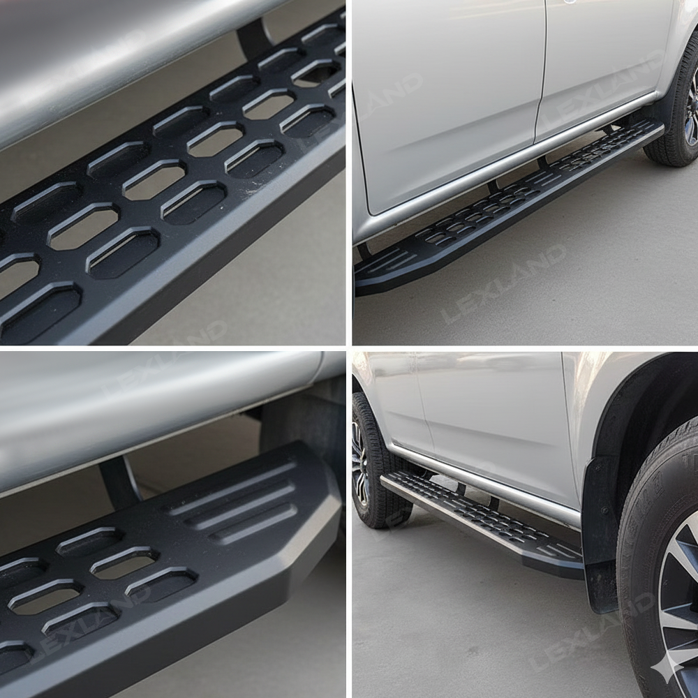 Tacoma Running Boards Side Steps Steel Nerf Bars for Toyota
