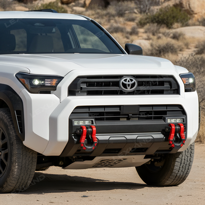 4Runner/Tacoma Rugged D-Ring Shackle Front Hook Brackets for Toyota