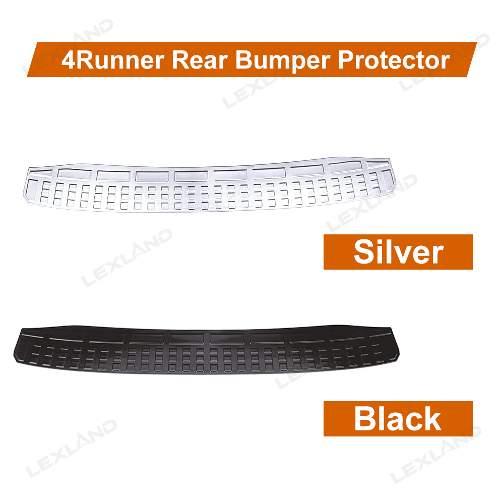 4Runner Rear Bumper Guard Stainless Steel Sill Plate Protector For Toyota