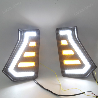 Tacoma LED Fang Lights Dual-Color Dynamic Daytime Running Lights for Toyota