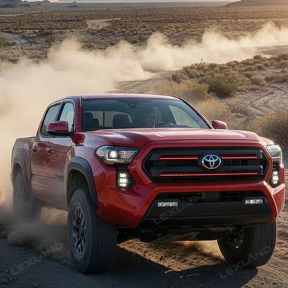 Tacoma Front Center Grille Grill Inserts Strips ABS Decorative Trim for Toyota