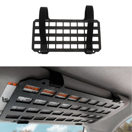 4Runner Tactical Sun Visor Molle Panel Storage Organizer For Toyota