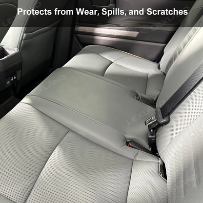 4Runner Seat Covers Embossed Nappa Leather Seat Protector Set with TRD Pro Style for Toyota