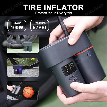 Tacoma/4Runner 6-in-1 Emergency Jump Starter Kit with 15000mAh Portable Power Bank for Toyota