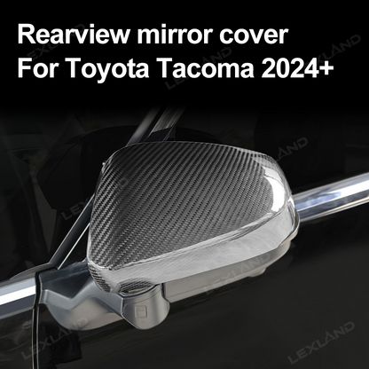 Tacoma Real Carbon Fiber Side Mirror Rearview Covers Mirror Caps Protection Cover for Toyota