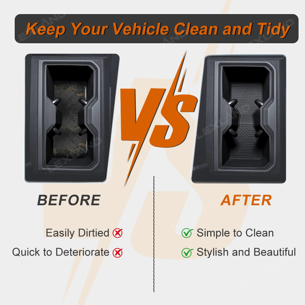 Tacoma Interior Silicone Liner Insert Interior Cover & Organizer Set for Toyota