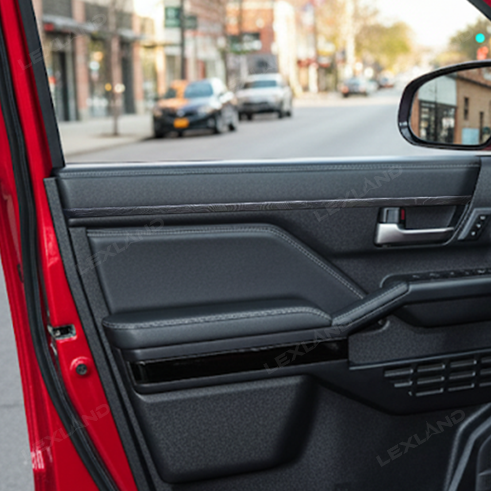 4Runner Door Trim Strip ABS Front & Rear Upper Door Panel Protector Interior Trim Cover