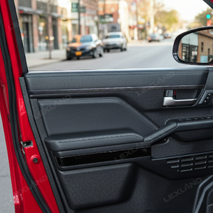 4Runner Door Trim Strip ABS Front & Rear Upper Door Panel Protector Interior Trim Cover