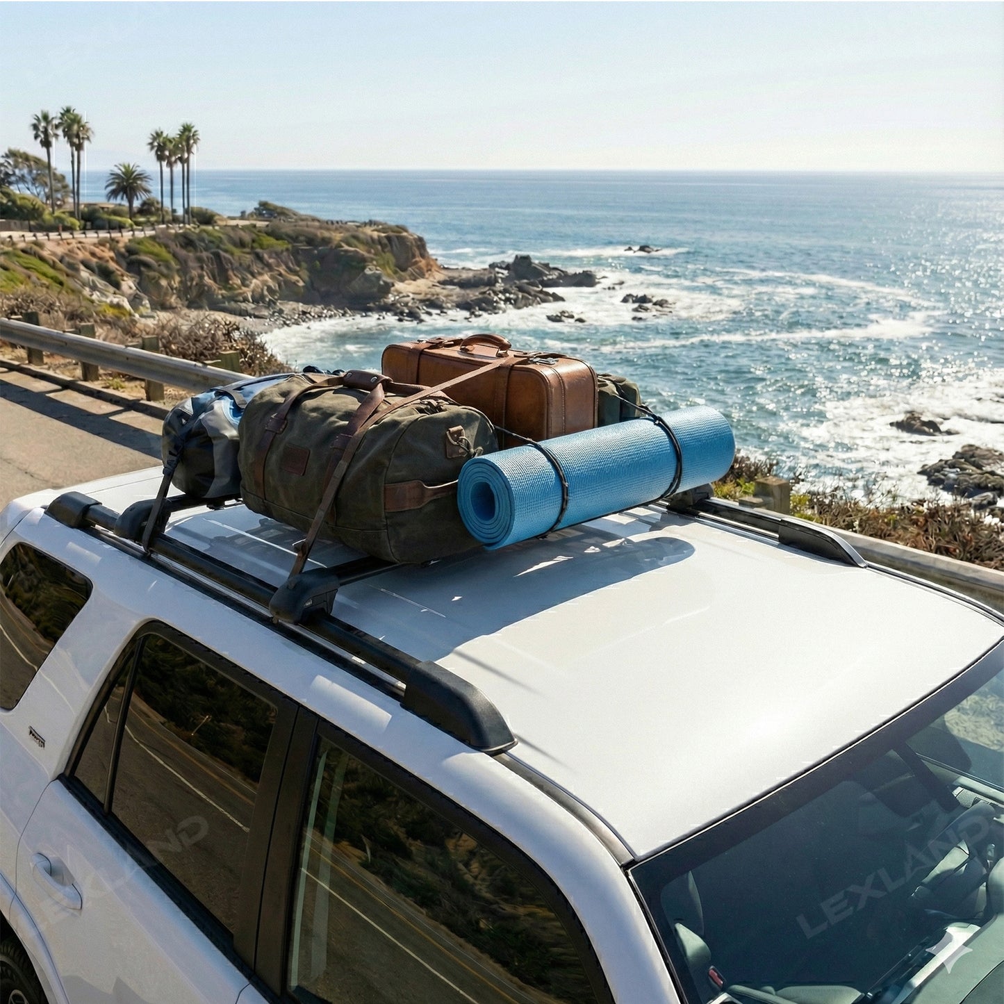 4Runner Roof Rack Cross Bars OEM Style Rooftop Cargo Rack Luggage Carrier for Toyota