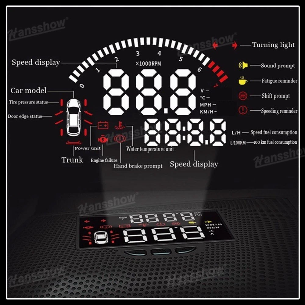 4Runner/Tacoma Heads Up Display HUD Speedometer Windshield Screen Projector for Toyota