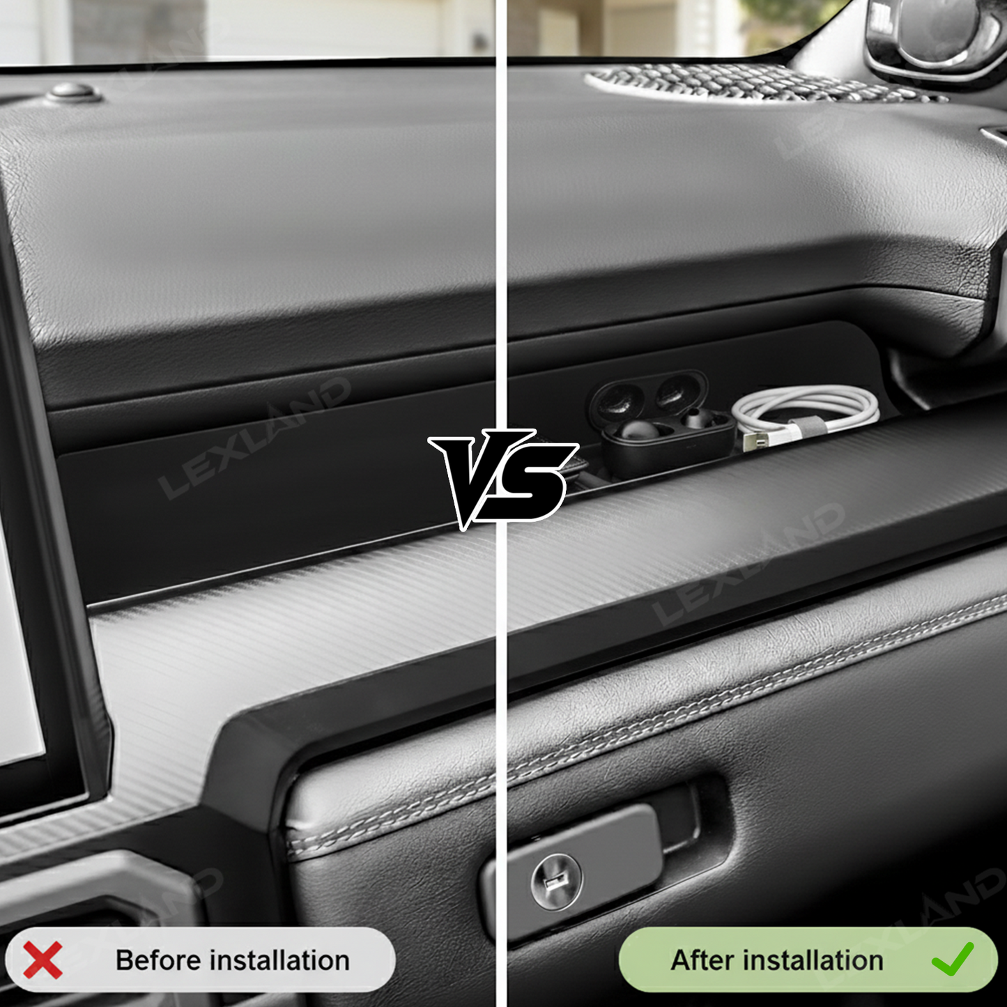 Tacoma /4Runner Center Console Organizer Co-Pilot Console Tray Storage Box for Toyota