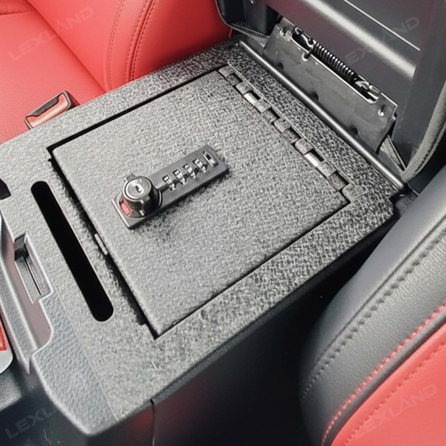 Tacoma Center Console Safe Organizer Armrest Lock Box Safe Vault Lockbox for Toyota