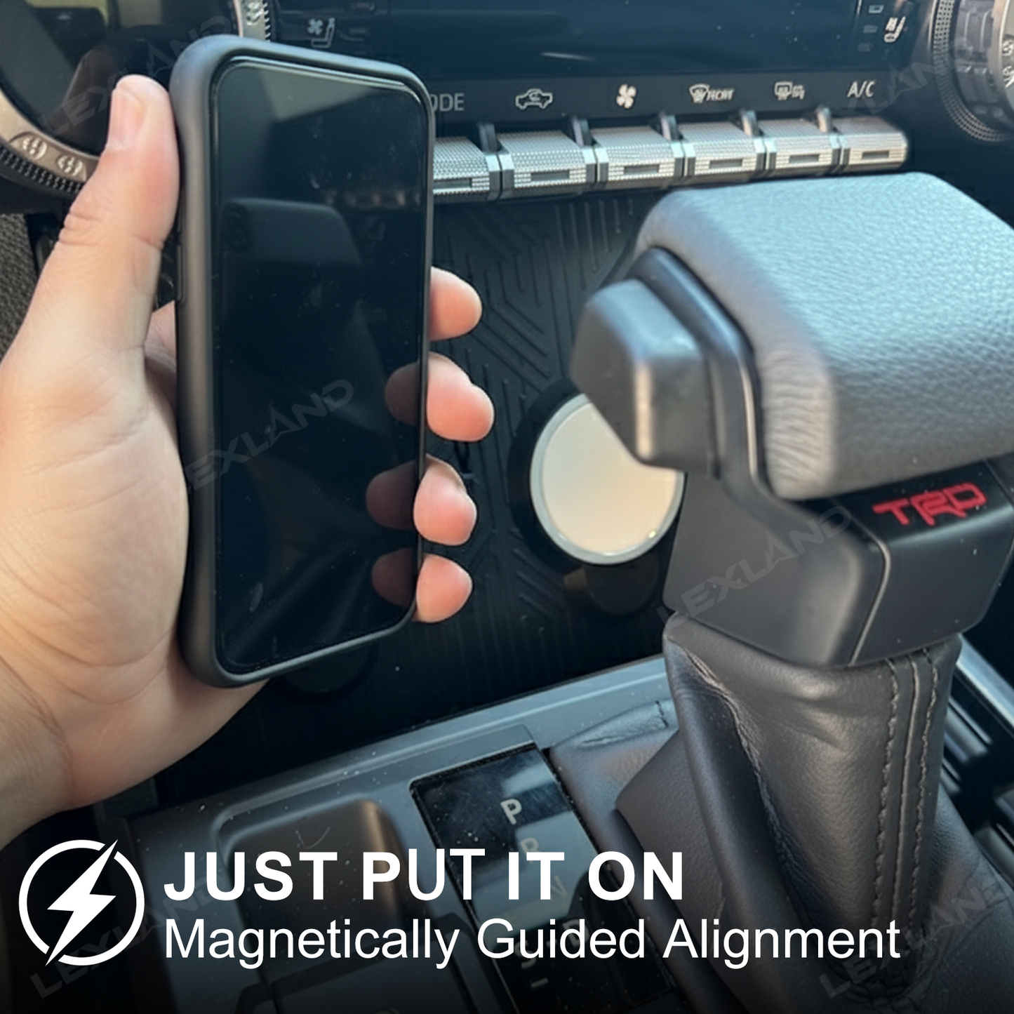 Tacoma Dual MagSafe Wireless Charging Stand for Toyota