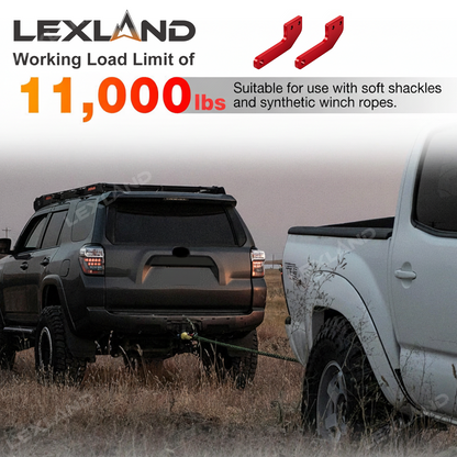 Tacoma Rear Tow Hook Red Rear Recovery Points for Toyota