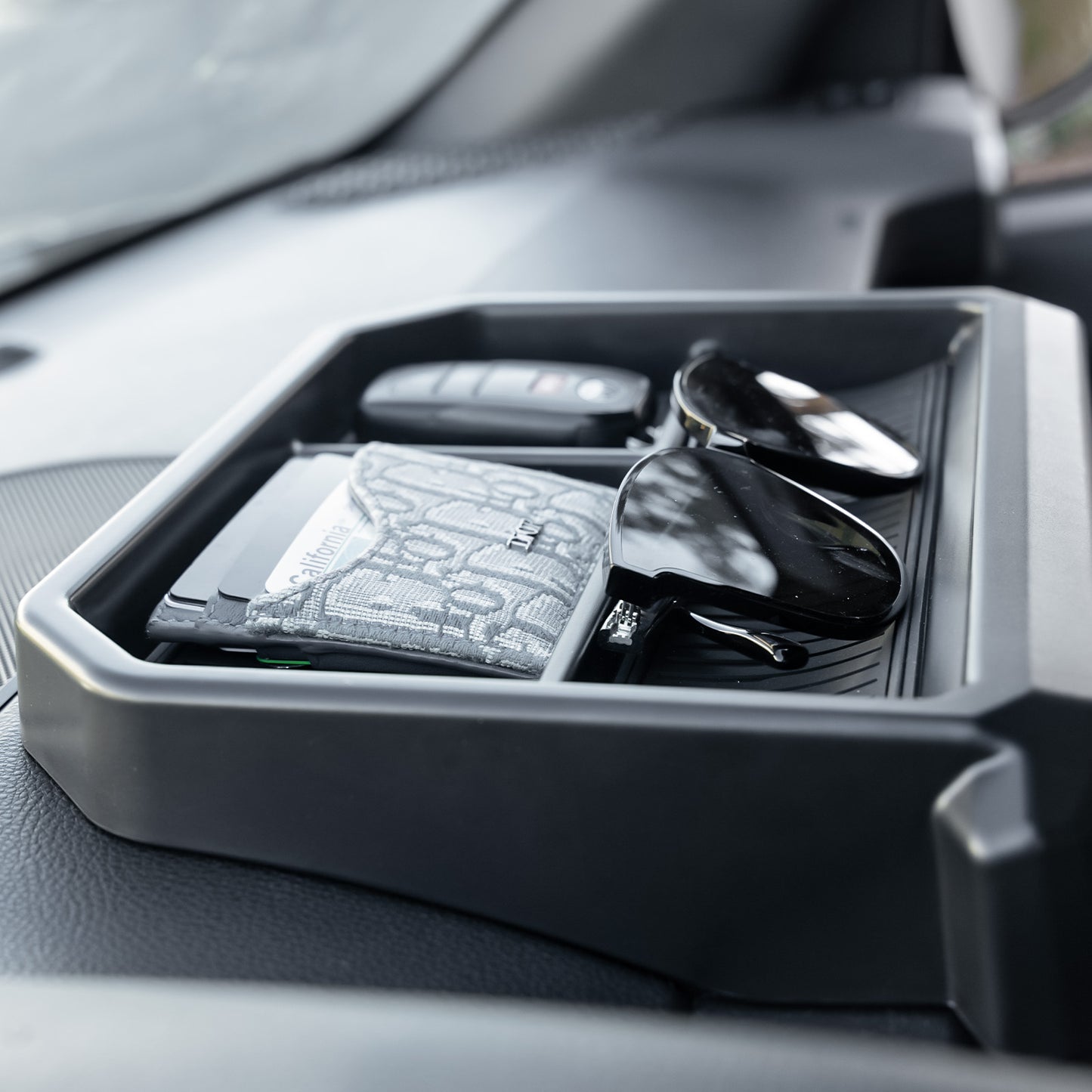 Tacoma Dashboard Organizer Tray Behind Screen Interior Dash Storage Box for Toyota