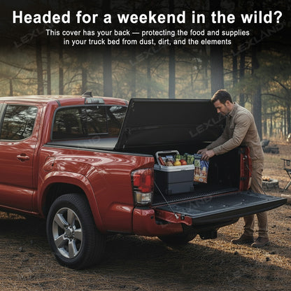 Tacoma Tri-fold Soft Folding Truck Bed Tonneau Cover for Toyota