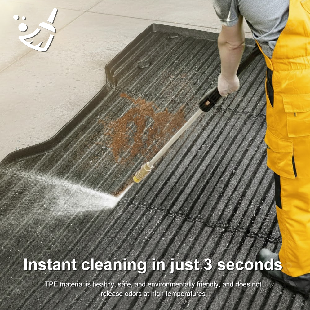 Tacoma Truck Bed Mat All-Weather Rear Cargo Trunk Liner Cover Protector for Toyota