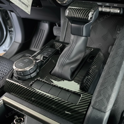 4Runner Interior Cover Trim ABS Carbon Fiber Style Protective Overlays For Toyota