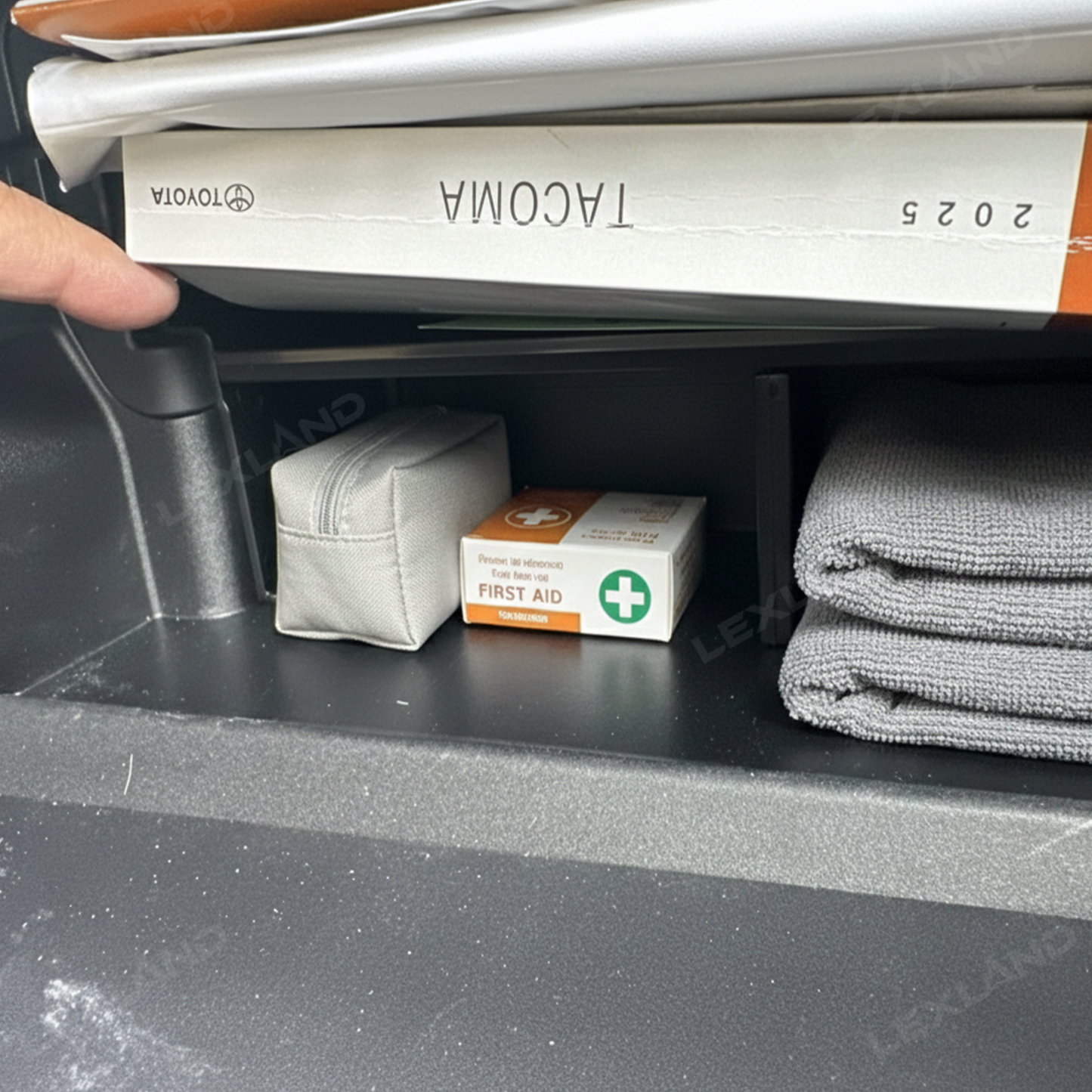 Tacoma Glove Box Organizer Insert Storage Divider Interior Accessories for Toyota