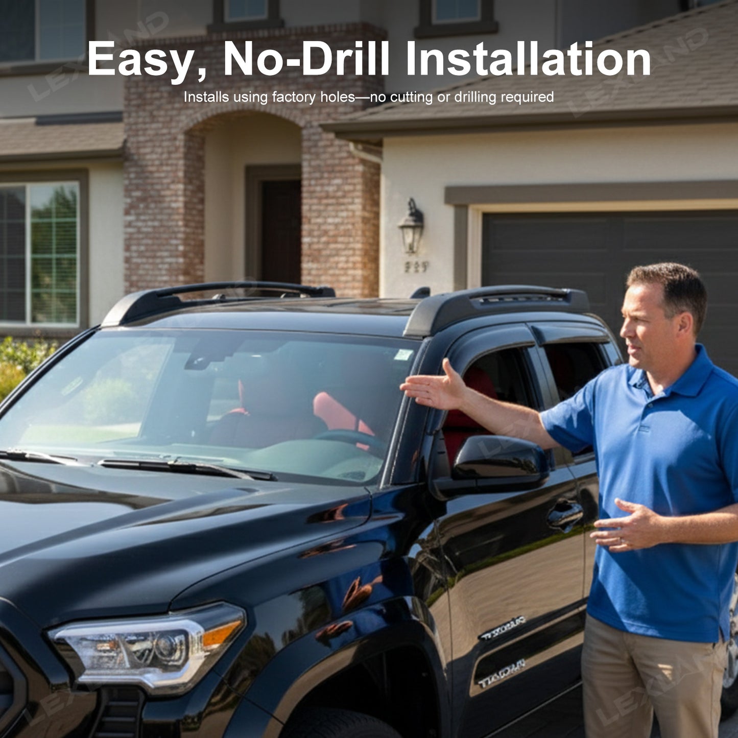 Tacoma Roof Rack Cross Bars Rooftop Luggage Cargo Carrier Bars for Toyota