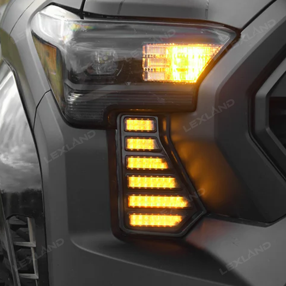 Tacoma LED Fang Lights Dual-Color Dynamic Daytime Running Lights for Toyota