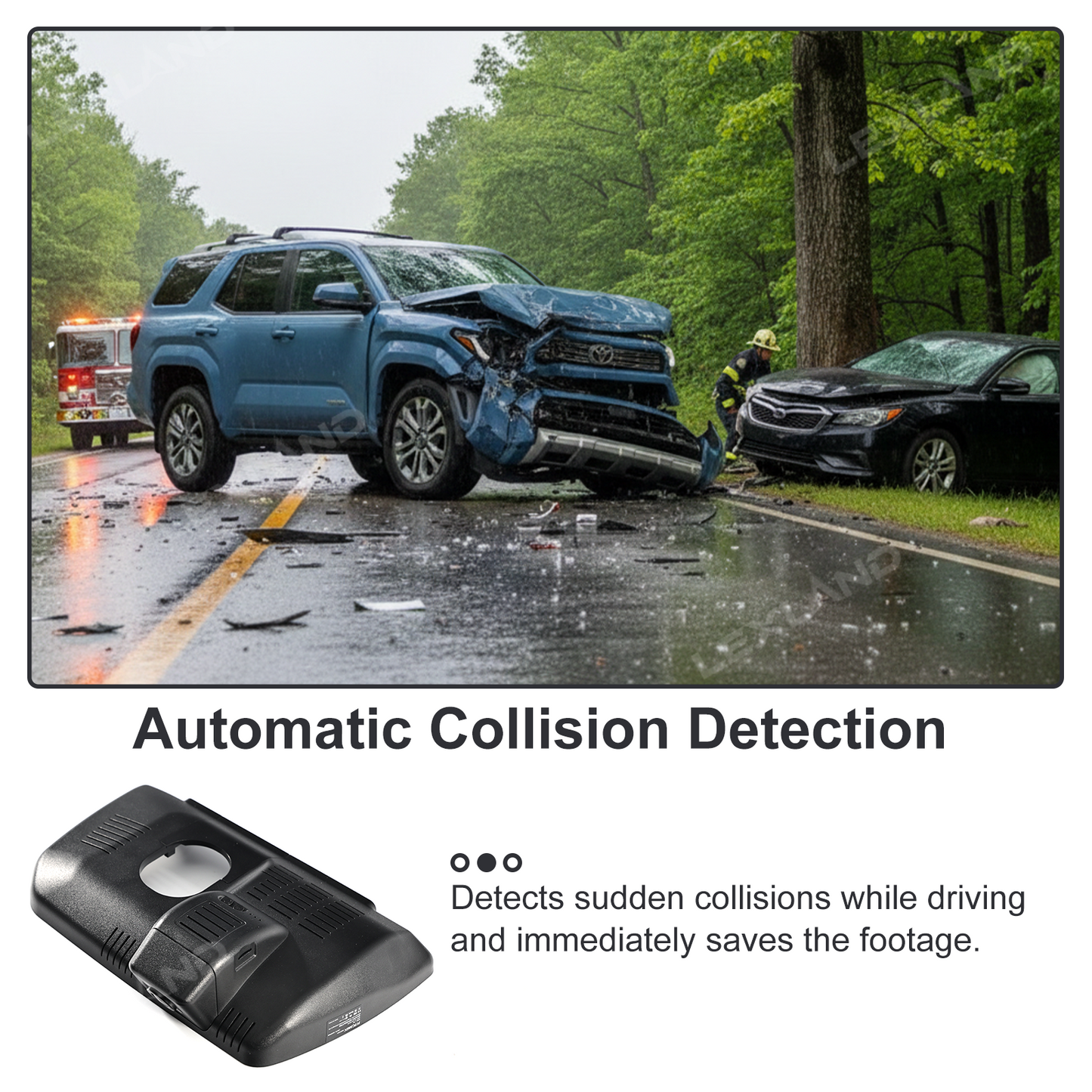 Tacoma /4Runner Dash Cam Custom-Fit 256GB Integrated Dashcam for Toyota