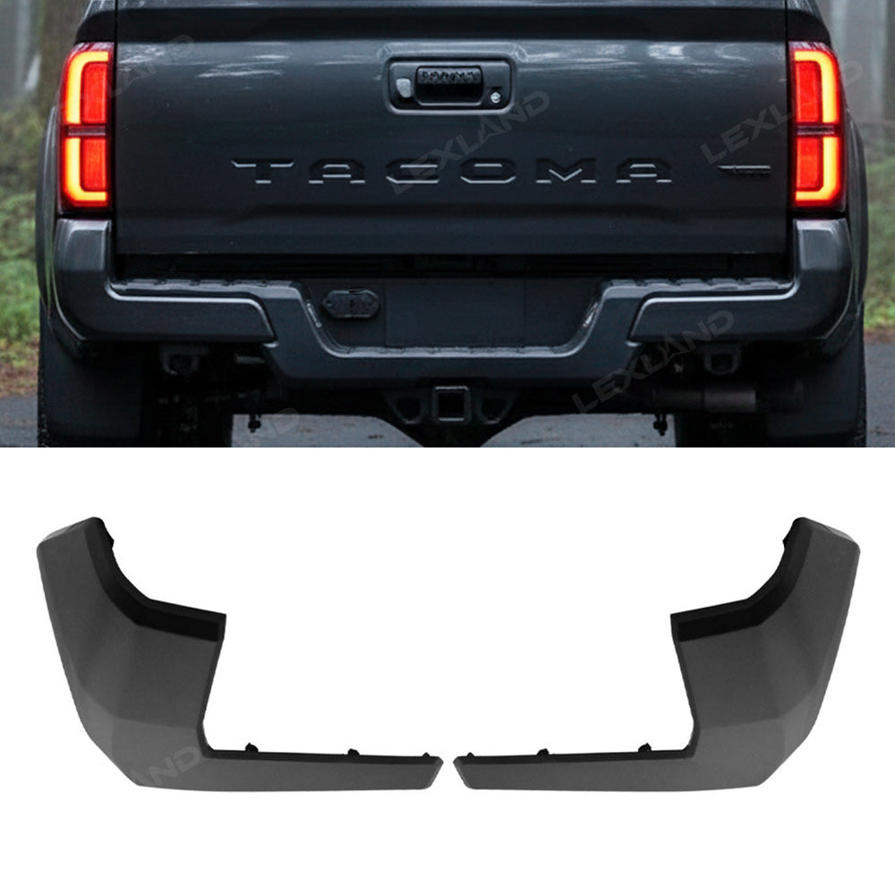 Tacoma Rear Bumper End Cap Replacement Kit ABS Corner Cover for Toyota
