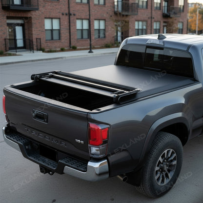 Tacoma Tri-fold Soft Folding Truck Bed Tonneau Cover for Toyota