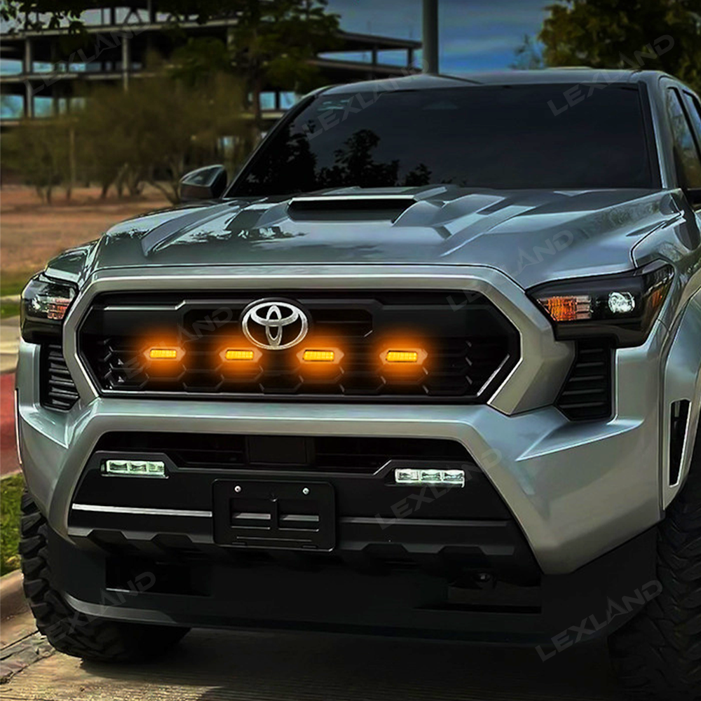 Tacoma Raptor Lights LED Front Grille Lights Amber Lights For Toyota