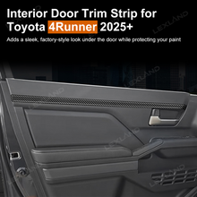 4Runner Door Trim Strip ABS Front & Rear Upper Door Panel Protector Interior Trim Cover