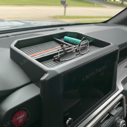 Tacoma Dashboard Organizer Tray Behind Screen Interior Dash Storage Box for Toyota