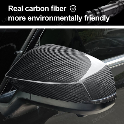 Tacoma Real Carbon Fiber Side Mirror Rearview Covers Mirror Caps Protection Cover for Toyota