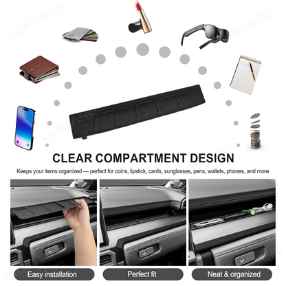 Tacoma /4Runner Center Console Organizer Co-Pilot Console Tray Storage Box for Toyota