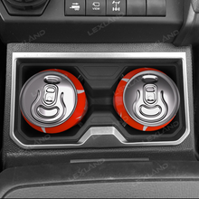 4Runner Center Console Cup Holder Black Silicone Cup Insert for Toyota Interior Accessories