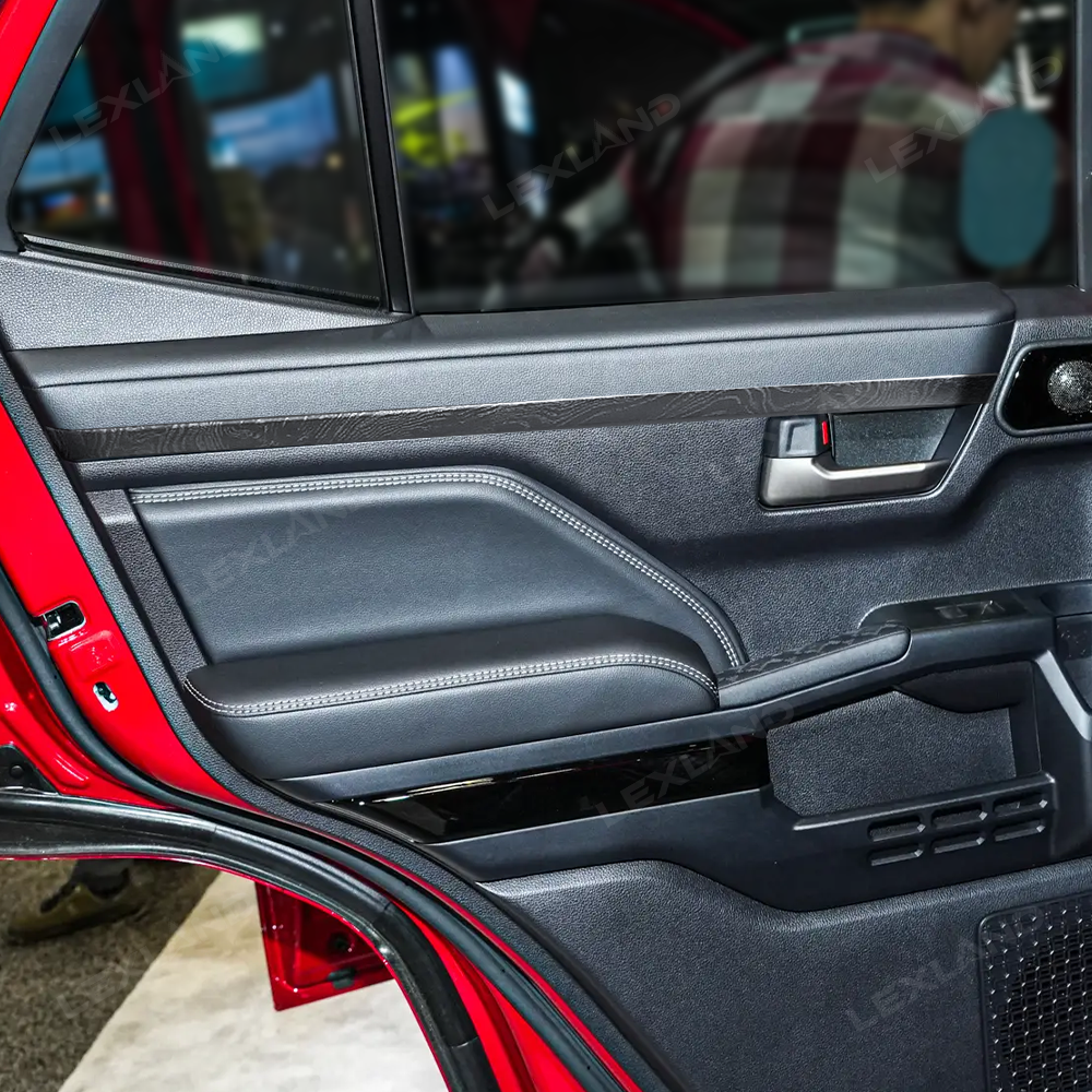 4Runner Door Trim Strip ABS Front & Rear Upper Door Panel Protector Interior Trim Cover