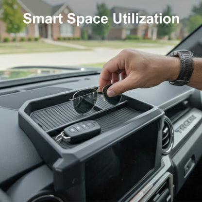 Tacoma Dashboard Organizer Tray Behind Screen Interior Dash Storage Box for Toyota