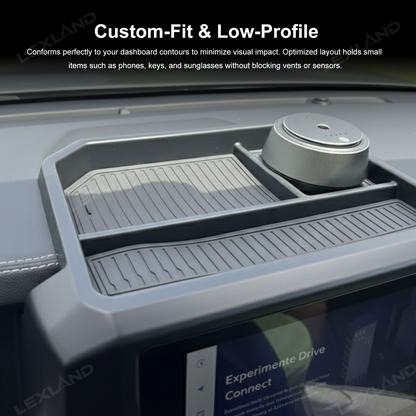 Tacoma Dashboard Organizer Tray Behind Screen Interior Dash Storage Box for Toyota