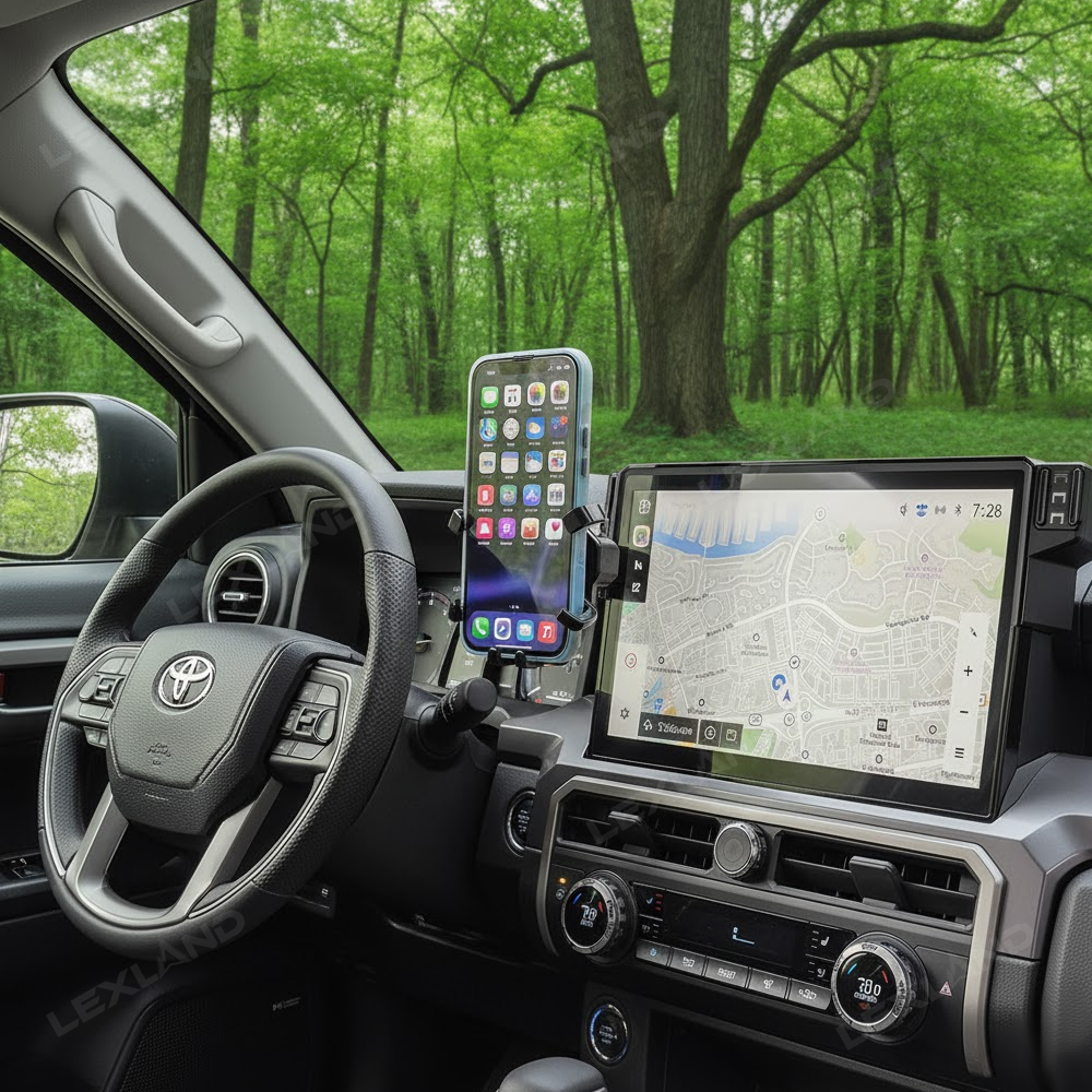 Tacoma Phone Holder Adjustable Phone Mount Dashboard Clip Cell Phone Cradles