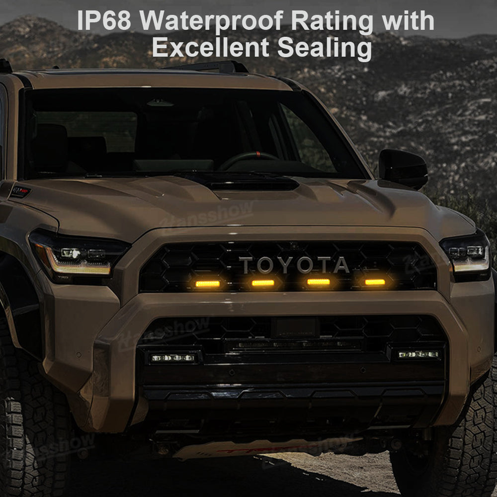 4Runner Raptor Lights LED Front Grille Lights Amber Lights 2.0 For Toyota