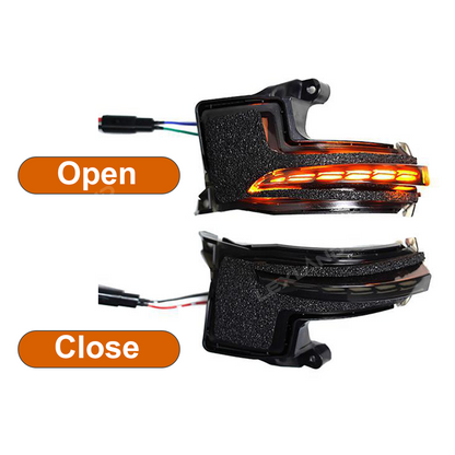 Tacoma/4Runner Side View Mirror Turn Signal Replacement Kit Sequential Dynamic Indicator Strip with Dragon-Scale Style 2.0