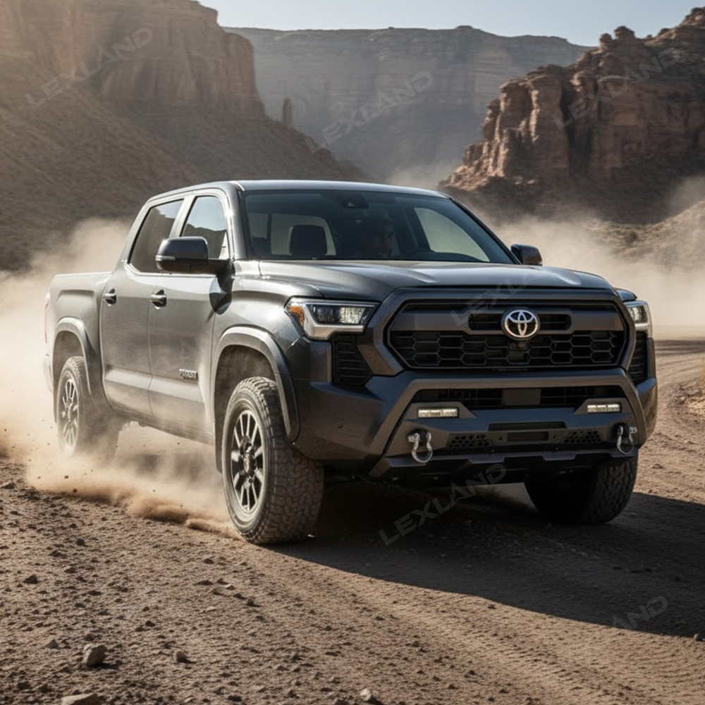 Tacoma Front Bumper Off-Road Grill Guard Bull Bar with D-Ring Shackle