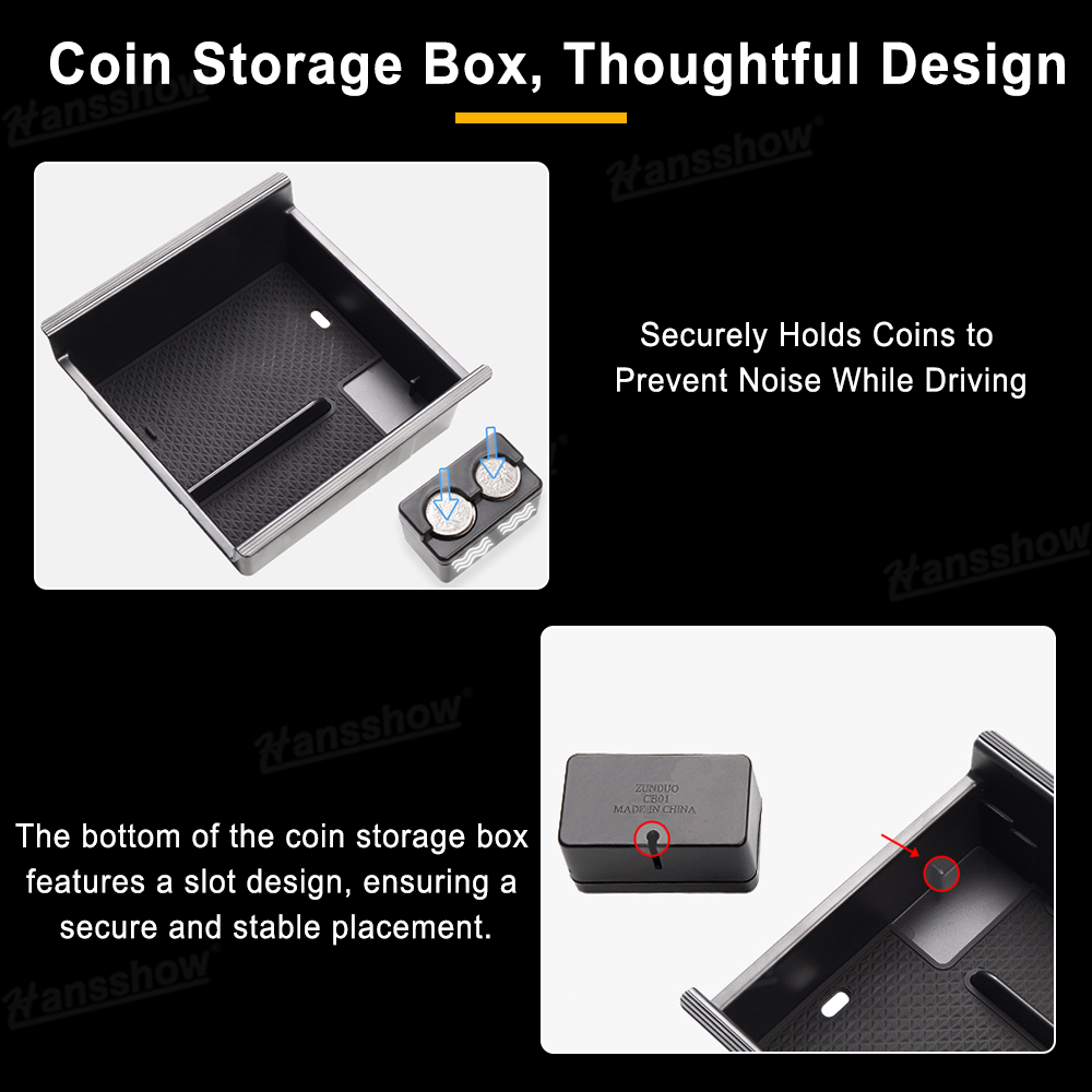 Center Console Organizer Armrest Storage Box For Toyota 4Runner Accessories