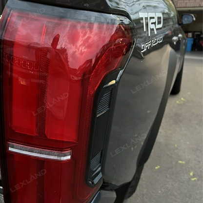 Tacoma Tail Light Cover Smoked Rear Light Cover Taillights Overlay for Toyota