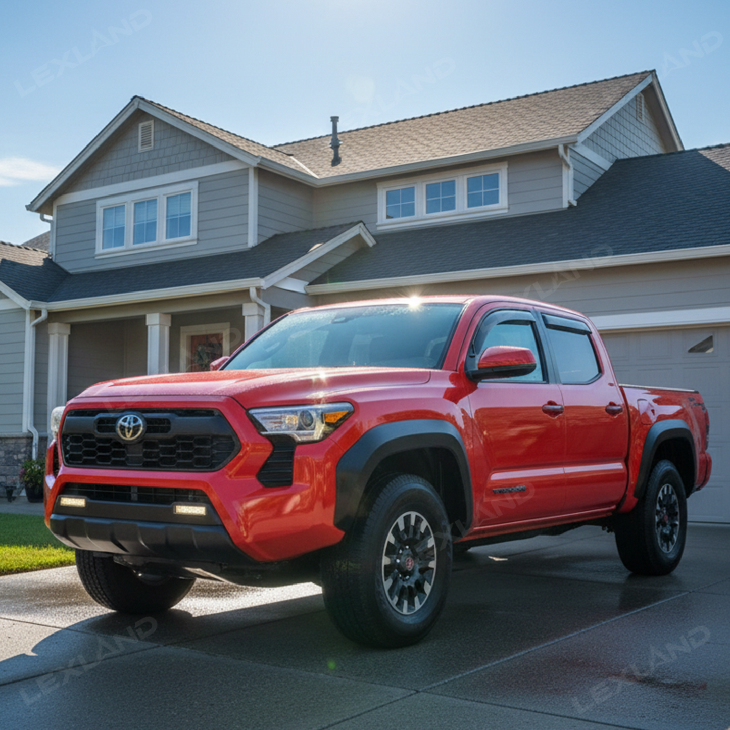 Tacoma Window Deflectors ABS Window Visors Rain Guards for Toyota