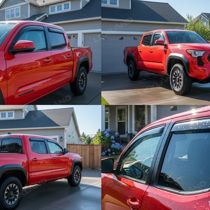 Tacoma Window Deflectors ABS Window Visors Rain Guards for Toyota