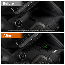 Land Cruiser Wireless Phone Charger 15W Armrest Charging Pad for Toyota